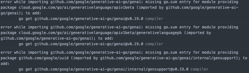 Gemini API quickstart: install SDK throws missing module errors, no explanation of client object initialization, and zero hints on where to pass the API key. Documentation that raises more questions than answers...