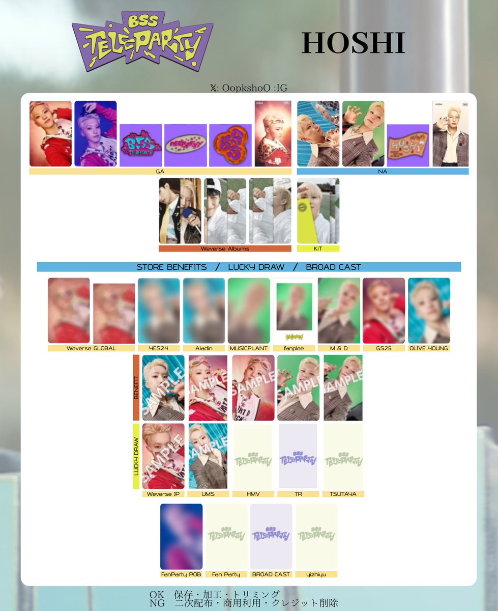 概ね全員大正解すぎて、ホシ欲しくて買ったけど大事にしてしまいそう←