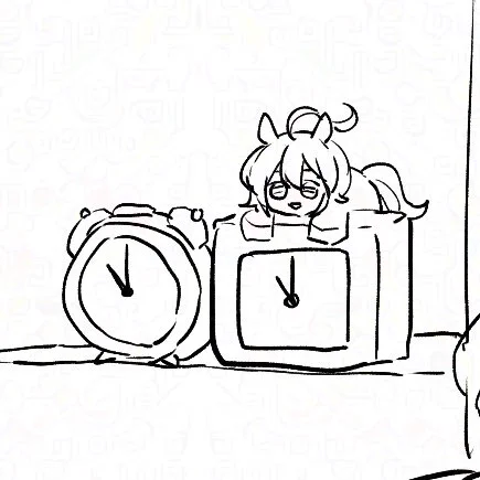 ほわっと描いたタキオンの目覚まし時計、いまだに気に入ってる
「起きたまえ!!トレーナーくん!!」
とか言ってくれるやつ 