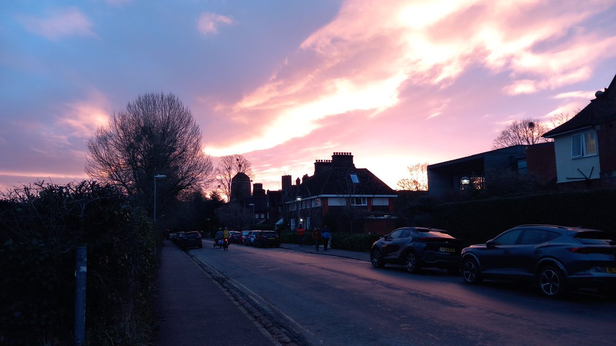Beautiful morning in Cambridge, ready for day 2 of our #LHCb-UK meeting