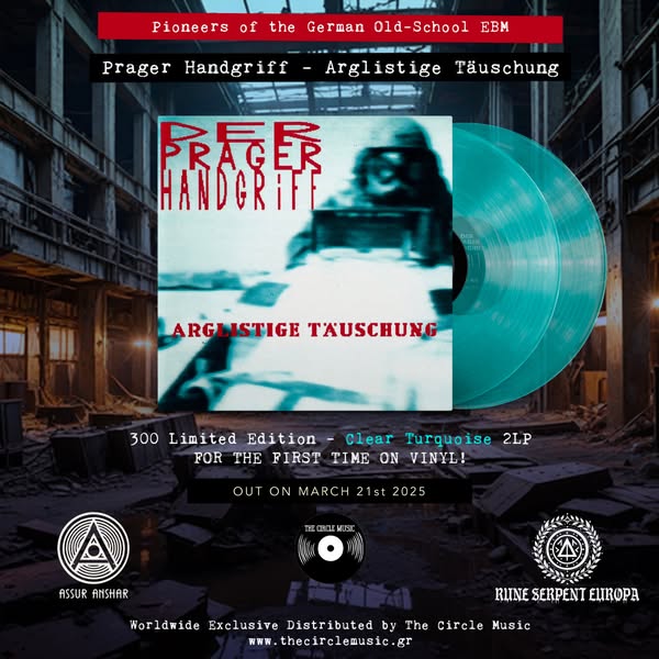 Prager Handgriff – Immerse Yourself In Dark Beauty
1st3-magazine.com/prager-handgri…

#DarkSynth #ClassicEBM #DarkAtmospheres #Album #industrialbeats #ElectronicBodyMusic #ArglistigeTäuschung #DeceptiveDeception #DarkIndustrial #GermanEBM #DarkMelodies #EBMLegends #EBM #Industrialmusic