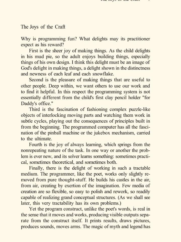 "The mythical man-month : essays on software engineering" by Frederick P. Brooks