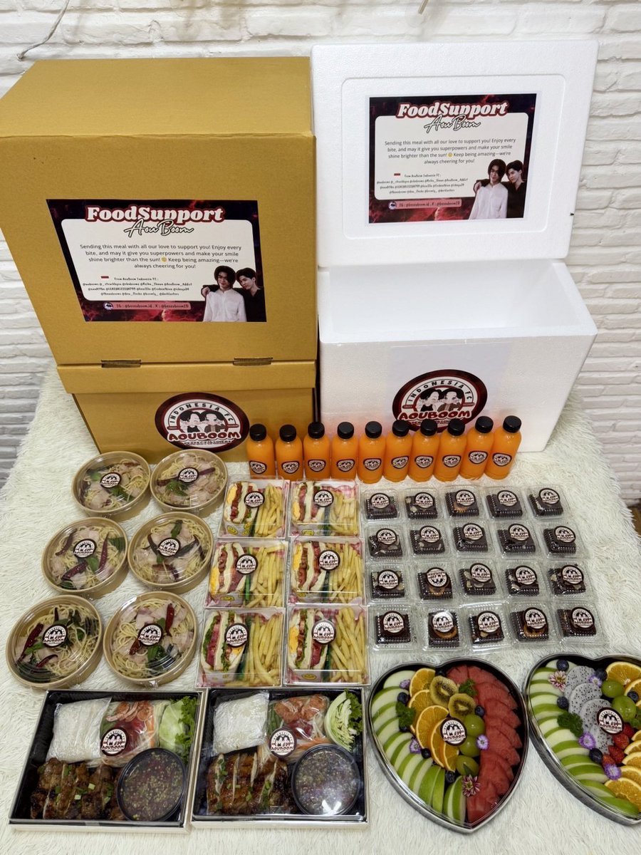 besevboomID's tweet photo. 💛 Food Support For AouBoom 💜

Sending this meal with all our hearts to support you! Enjoy your meal, and may each bite give you superpowers🥰 Keep being amazing—we’re always cheering for you! @tnbau1 @besevboom 💝🇮🇩 

#Perfect10Liners #อู๋บูม #AouBoom #aou_tnbknr #besevboom https://t.co/2nbivE4HKr