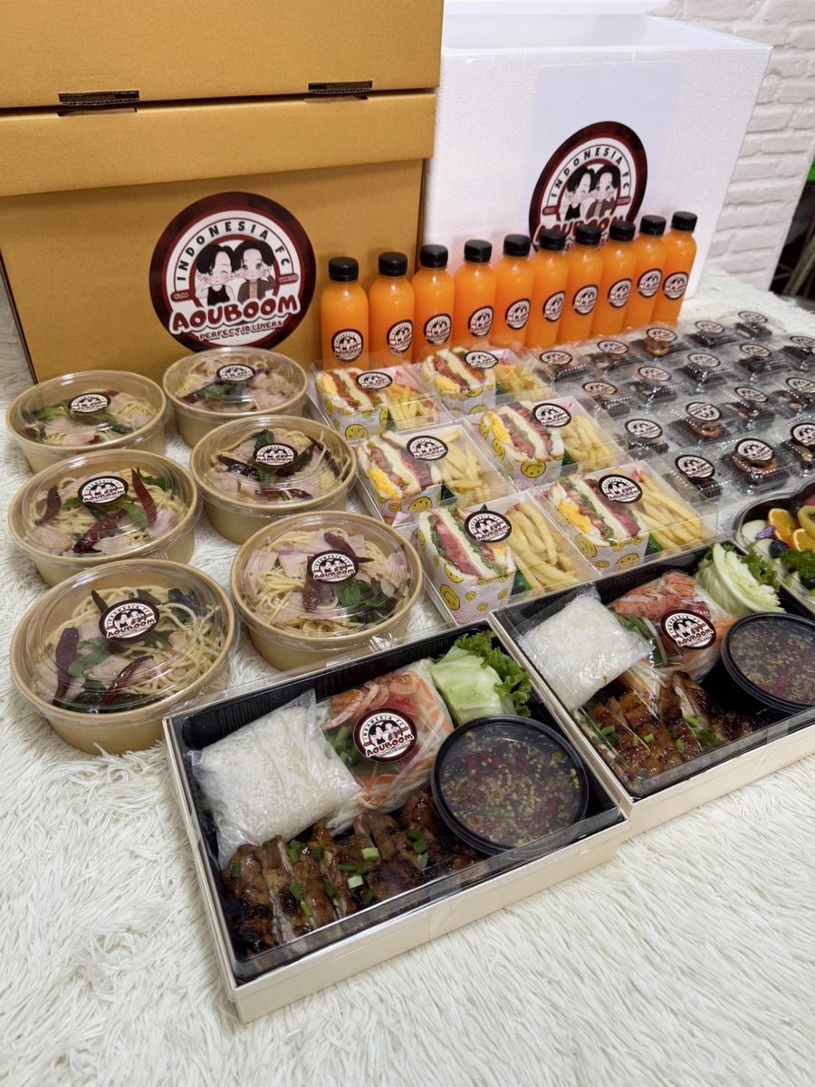 besevboomID's tweet photo. 💛 Food Support For AouBoom 💜

Sending this meal with all our hearts to support you! Enjoy your meal, and may each bite give you superpowers🥰 Keep being amazing—we’re always cheering for you! @tnbau1 @besevboom 💝🇮🇩 

#Perfect10Liners #อู๋บูม #AouBoom #aou_tnbknr #besevboom https://t.co/2nbivE4HKr