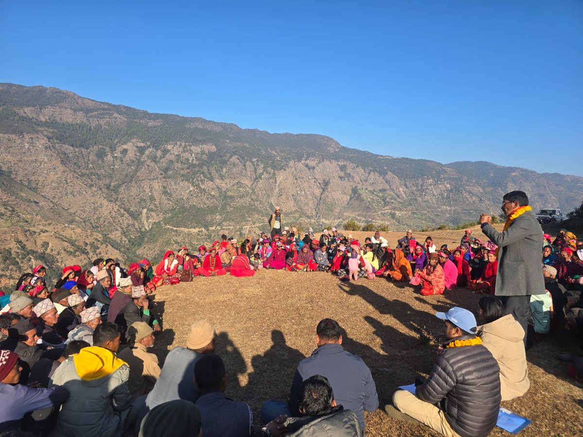 WFP Nepal (@wfp_nepal) on Twitter photo Wrapping up strong!
Final public audits were completed, and the operations & management committee has been formed for the sustainability of 25 rehabilitated assets under the #JointRecoveryActionPlan project in Jajarkot & West Rukum.
<a href="/UKinNepal/">UK in Nepal 🇬🇧🇳🇵</a> <a href="/NDRRMA_Nepal/">NDRRMA</a> <a href="/UN_Nepal/">United Nations in Nepal</a> Wrapping up strong!
Final public audits were completed, and the operations & management committee has been formed for the sustainability of 25 rehabilitated assets under the #JointRecoveryActionPlan project in Jajarkot & West Rukum.
<a href="/UKinNepal/">UK in Nepal 🇬🇧🇳🇵</a> <a href="/NDRRMA_Nepal/">NDRRMA</a> <a href="/UN_Nepal/">United Nations in Nepal</a>