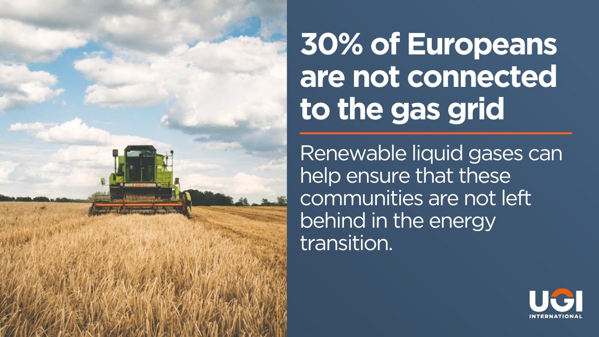 UGI_Intl's tweet image. Many of Europe’s rural communities face unique challenges like high costs and energy poverty.

#RenewableLiquidGas can support these communities enabling them to join the #EnergyTransition.