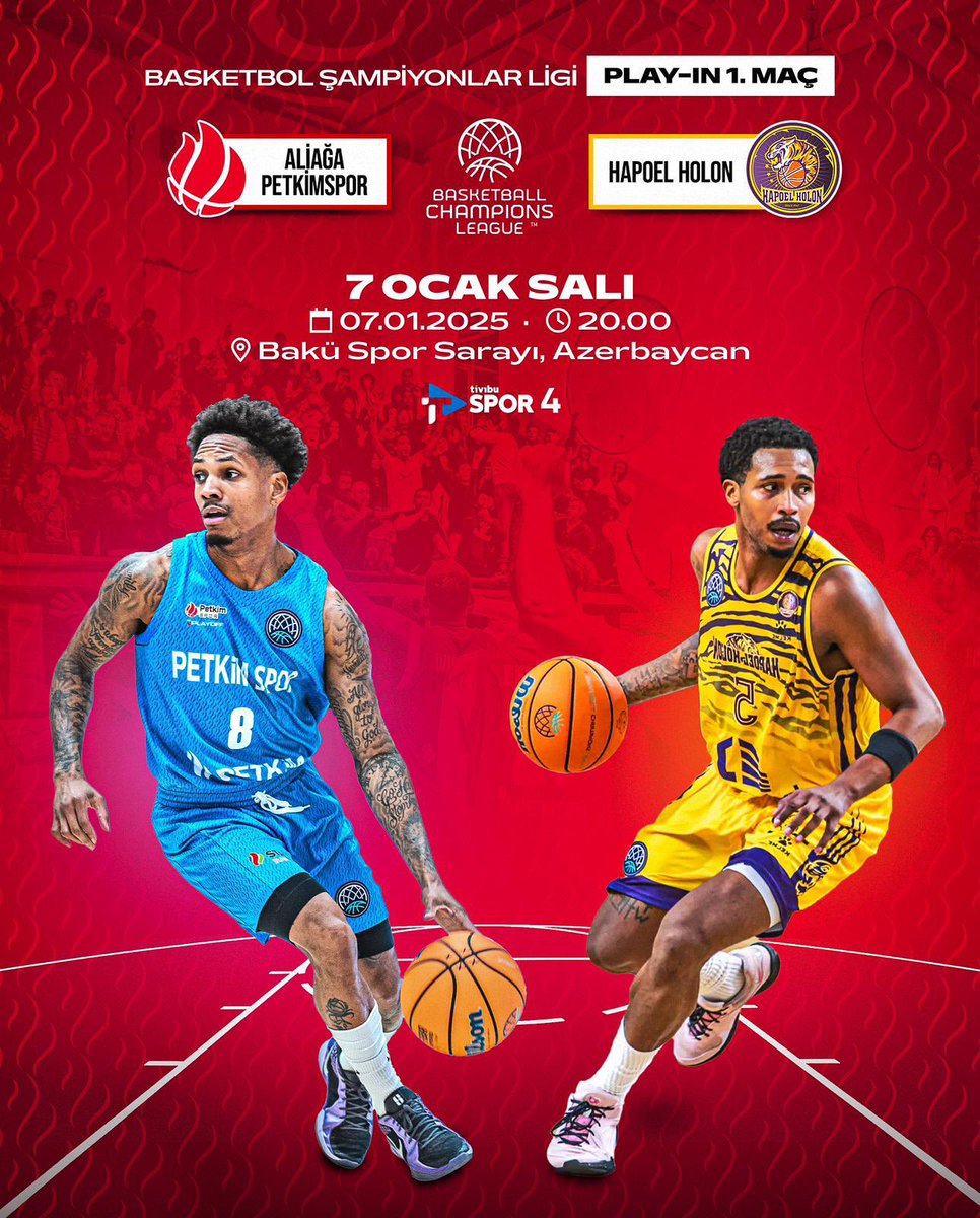 🎯TARİHTE BUGÜN!

🔥Takımımız, kulüp tarihimizde ilk kez Avrupa Şampiyonlar Ligi Play-in mücadelesi için parkeye çıkmaya hazırlanıyor!

📢Maç Bilgileri:

🗓️Tarih: BUGÜN (7 OCAK 2025) 
🕖Saat: 20:00

#BCL #BirlikteHedefe