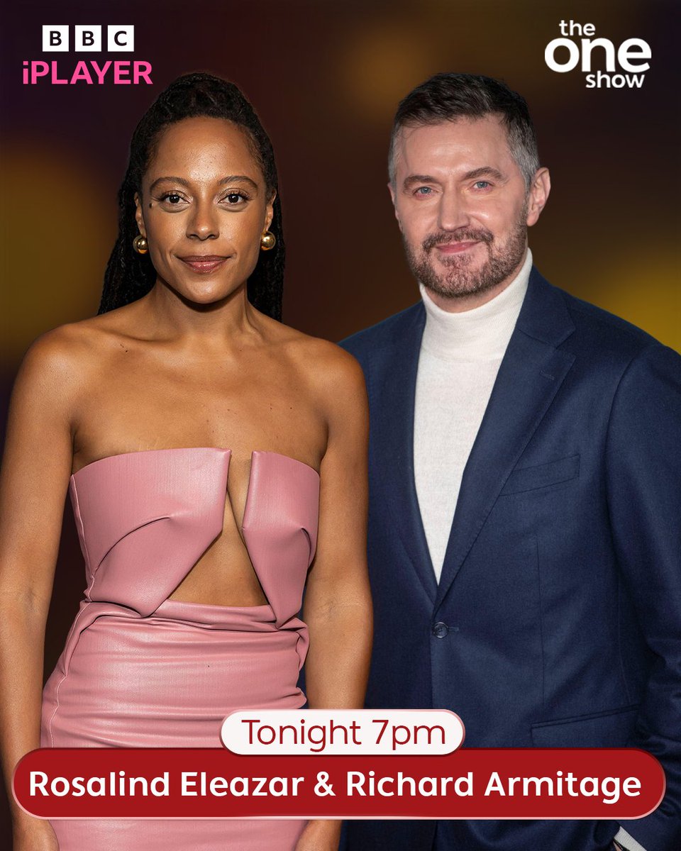 A new thriller to start the year 🕵️

‘Missing You’ stars <a href="/RCArmitage/">Richard Armitage</a> and <a href="/RosalindEleazar/">Rosalind Eleazar</a> join us on tonight’s #TheOneShow to share what the latest <a href="/HarlanCoben/">Harlan Coben</a> adaptation has in store 👀

Have a question for them? Email theoneshow@bbc.co.uk 📩 or comment below👇
