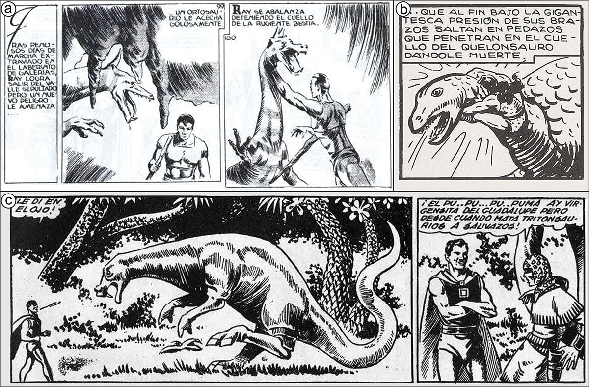 'Dinosaurs and other extinct creatures in adventure booklets from the golden age of Spanish comics', by Charlie Charmer &amp; Iván Narváez.

tandfonline.com/doi/full/10.10…