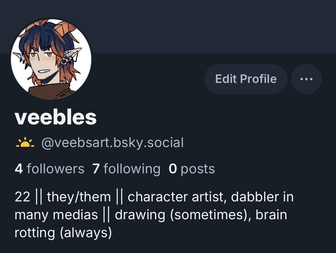 veebs_art's tweet photo. to my like 10 followers who aren’t bots (lol) I made a bsky!! there’s nothing on there yet but I’ll try to be more active there since this platform has gone to poop (‘: https://t.co/AiGRIu5NdO