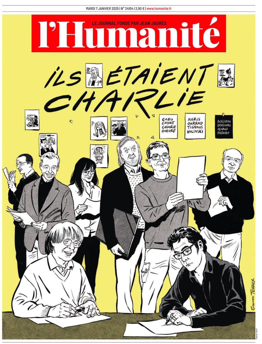 mbompard's tweet photo. 10 ans après la tuerie de Charlie Hebdo, nous pensons à celles et ceux qui sont tombés sous les balles des terroristes, aux survivants, aux familles et aux proches.

N’oublions jamais et défendons toujours la liberté d’expression et le droit à la caricature. https://t.co/TyfAmA6TiW