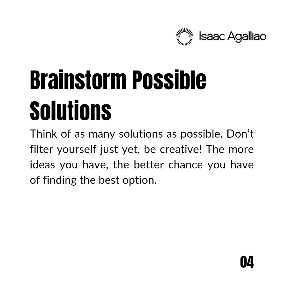 IsaacAgalliao's tweet photo. Solve problems with ease, Start mastering the art of problem solving with our simple guide.

 Check out our complete simple guide on IG/LinkedIn: isaacagalliao
 
#IsaaacAgalliao #Hrmatters
#Problemsolvingtips #Problemsolvingmadeeasy https://t.co/7xtxPmUTOr