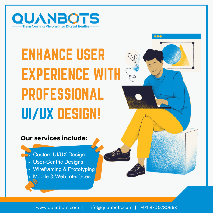 quanbots's tweet photo. Enhance User Experience With Professional UI/UX Design!

#UIUX #UIDesign #UXDesign #UserExperience #SoftwareDevelopment #Website #MobileApp #WebApp #WebDesign #AppDesign #DigitalTransformation #Innovation #quanbots https://t.co/lvYNvlx673