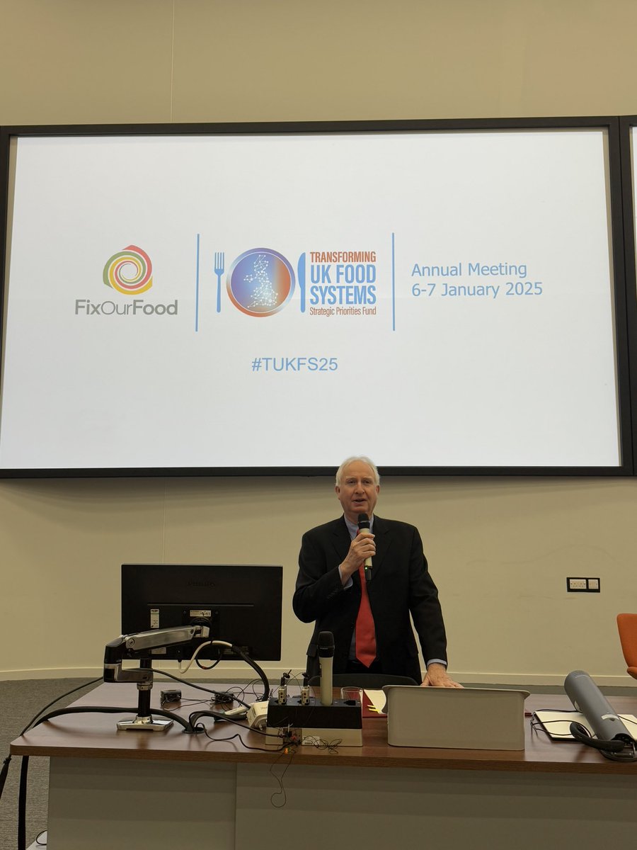 Really looking forward to hearing from minister Zeichner <a href="/DefraGovUK/">Defra UK</a> at #TUKFS25 annual meeting. Food systems being transformed is a solution to net zero, health and productivity/growth.  So pleased to have started the evolution of the programme in 2018 and now see the impact.