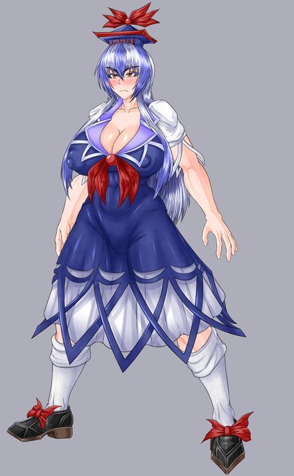 【WIP】慧音先生の1コマ目用の立ち絵を作ってます。 