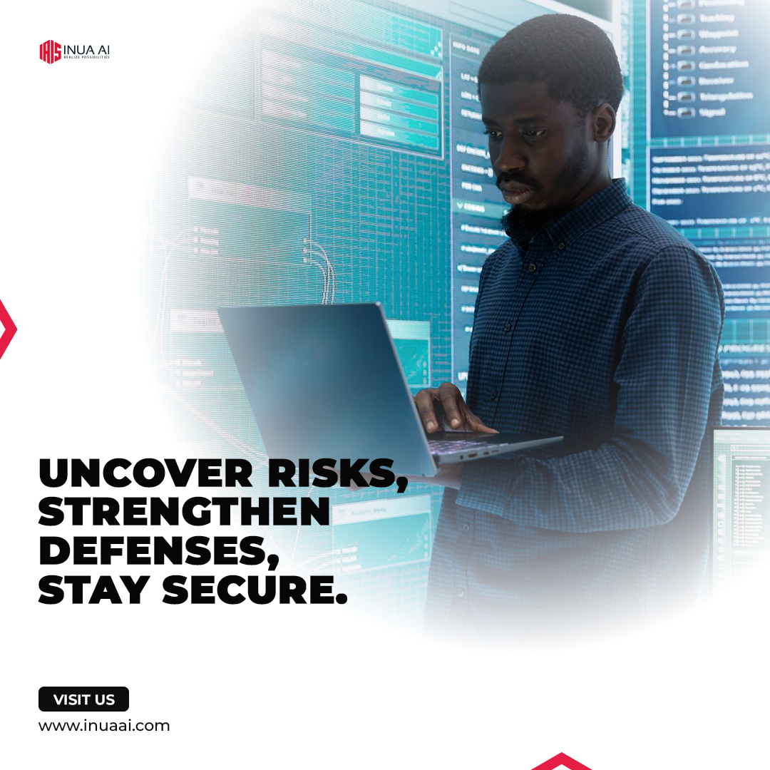 INUA_AI's tweet photo. A thorough security audit can uncover hidden risks in your systems. Our process identifies vulnerabilities and strengthens defenses. When was your last cybersecurity audit? Let us ensure your digital safety. #CyberSecurityAudits #StaySecure #RiskAssessment #CyberProtection #RealizePossibilities #INUAAI