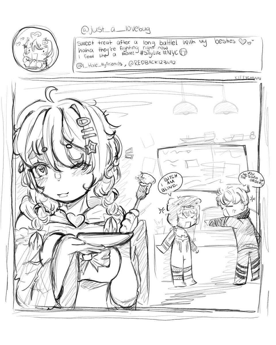 KittyLalee's tweet image. SKETCH DUMP!!!
#spidersona #hatsunemiku #mikuart #matchaparfaitmiku #spidersonaoc #art #cuteart