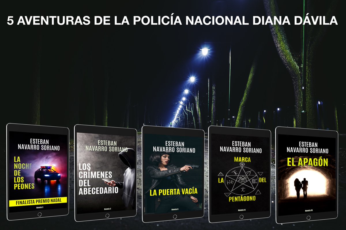 ¿No saben qué leer en 2025?
Pues les dejo el enlace de 5 aventuras de la policía nacional Diana Dávila, disponibles en Kindle, tapa blanda y dura:
✔️Noche de los peones.
✔️Crímenes abecedario.
✔️Puerta vacía.
✔️Marca del pentágono.
✔️El apagón.
amazon.es/dp/B08NXTYNWX
¿Un RT?