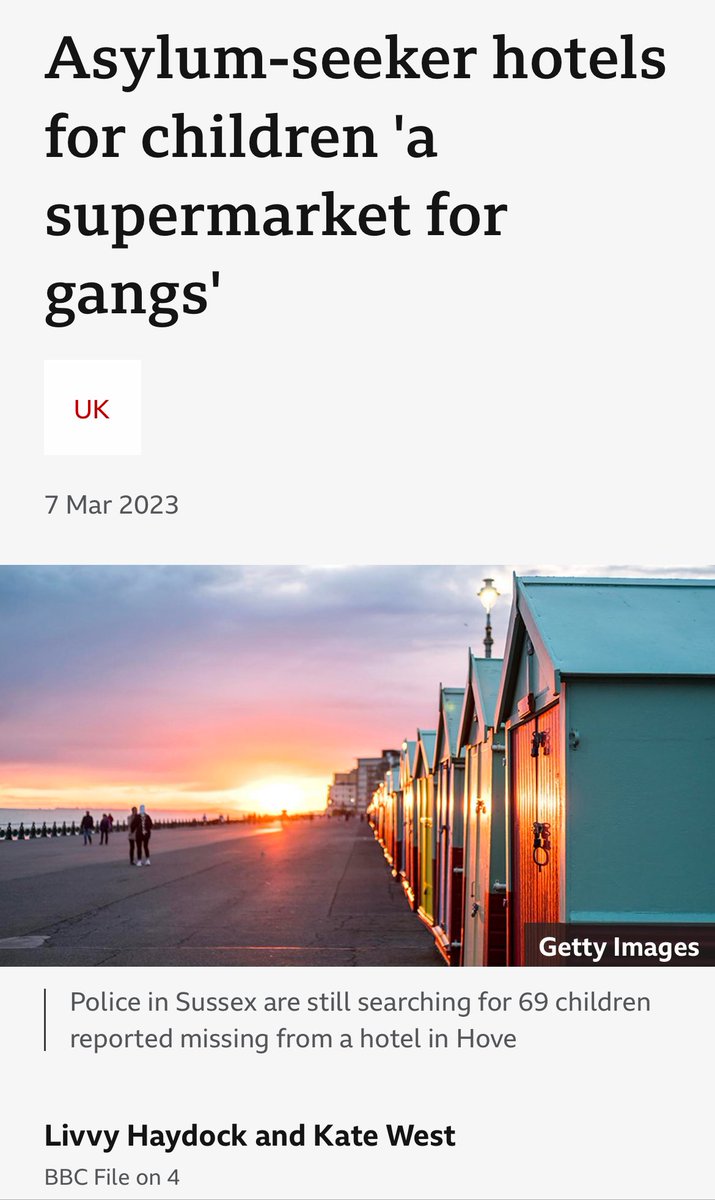 The brass neck of all these Tory MPs suddenly mobilised by child safeguarding. They decimated social care, crushed all LA and community based support infrastructure. 

And Jenrick… he dumped lone children in hotels for them to be taken. He’s a one man safeguarding nightmare.