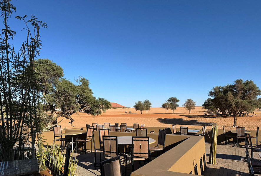 SossusvleiLodge's tweet photo. #Views of the #Desert #Landscapes and #ElimDune from the popular #Sossusvlei Lodge #restaurant #alfresco #terrace!
๐ 500m from entrance to Namib Naukluft Park
๐ธ shared on TripAdvisor by decollageimminent
>> https://t.co/f6GUP9GE4H
reservations@sossusvleilodge.com
#Namibia https://t.co/5P2Yw6wT7O