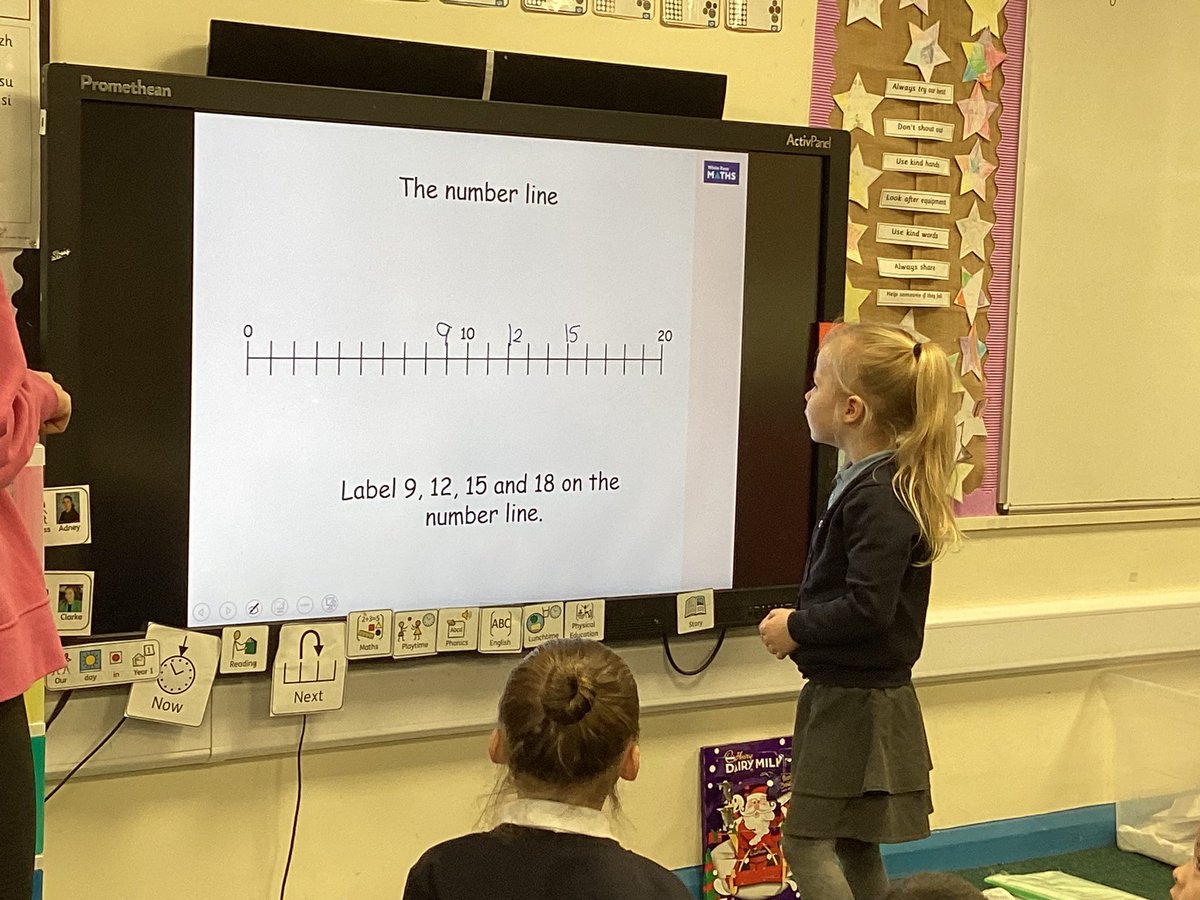 OurLadysCP's tweet image. Year 1 using number lines in Maths this morning @OurLadyandAllS1 #CatholicLife #MathsInAction
