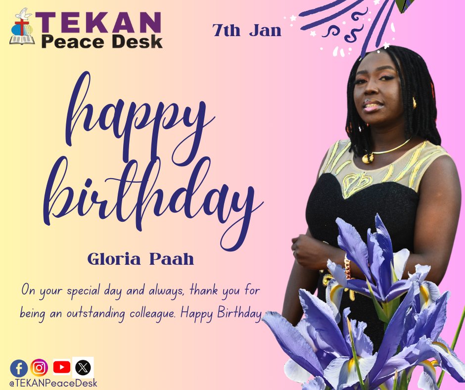 TEKANPeaceDesk's tweet photo. Happy Birthday to our incredible Village Headmistress & colleague! Wishing you a day filled with joy, love & celebration as we honor your dedication to making a positive impact on radio & inspiring countless lives!#VillageHeadmistress #TEKANPeaceDesk #RadioIcon #WomenInMedia https://t.co/cWkFnqUIYh