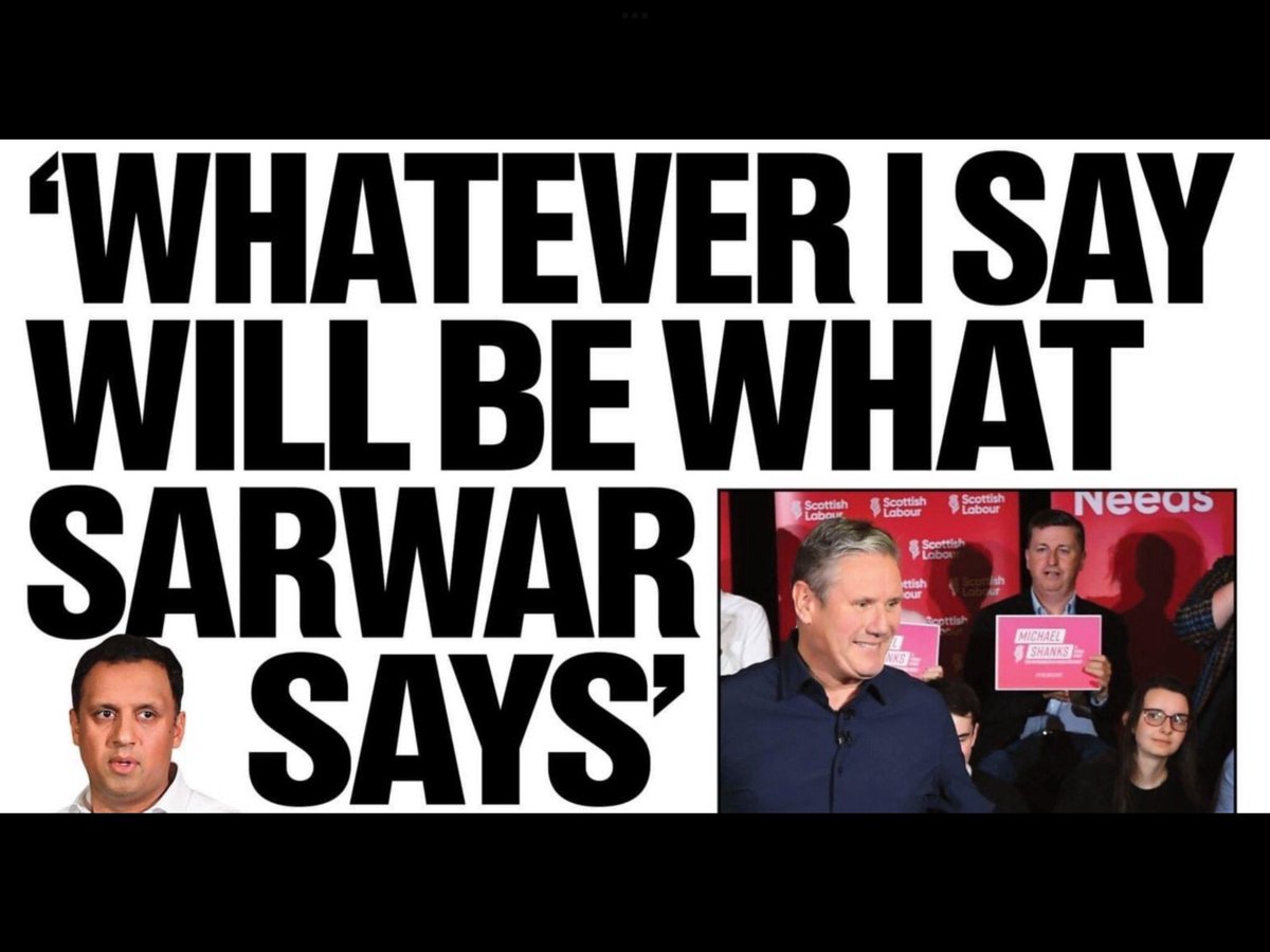 Sheilam19534814's tweet photo. @suzyhal35224037 @DavidChasbell #LIARSarwar has
NAE DIRECTION
He has LIED throughout his political career
JEEZ😳
Did he actually utter the word
“Promise”
without self combusting
What’s Starmer’s neutered🏴poodle LYING about now🤔
There can’t be many
“PLEDGES”
“VOWS”
“MISSION STATEMENTS”
For🤥👄Sarwar to BREAK https://t.co/LiO2uMXHND