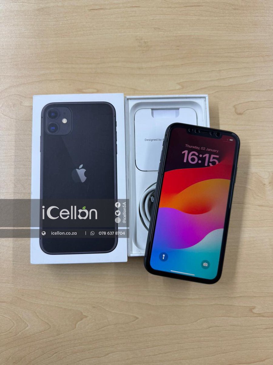 iCellonSA's tweet image. Your Next iPhone Adventure Awaits - Gently Used, Fully Recharged!
iPhone 11 64GB on SALE for only R6 499
WhatsApp us at wa.me/27786378704 or visit our online shop at icellon.co.za
——————————————————-
#Preowned #Apple #iPhone11