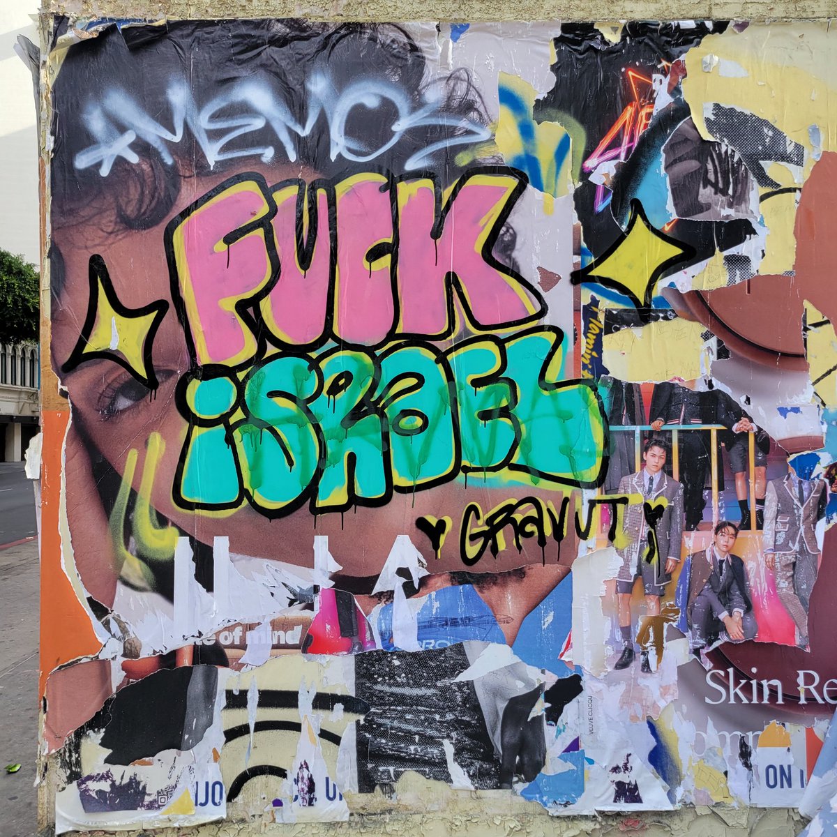 I dont stand with or against anything but I love when someone can make a 'Fuck (blank)' sign and have the time to make it pretty