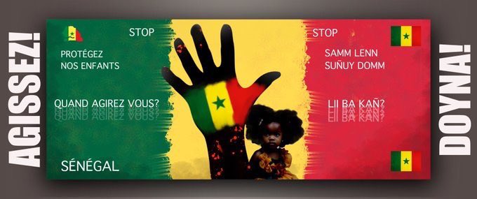 Bonjour,

Les chiffres dévoilés par l’Association des juristes sénégalaises (AJS) sont accablants : en 2022, 43 % des victimes de viol recensées étaient des enfants âgés de 4 à 14 ans.

Ces violences insoutenables ne sont pas seulement des drames humains, elles représentent