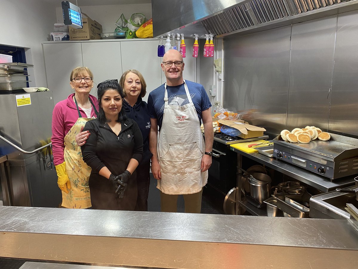 It’s been an early start for our team preparing breakfast for those affected by homelessness and providing shelter this morning during the bad weather and snow.  We are opened Mon, Tues, Wed &amp; Thursday morning from 830am until 11am for breakfast.  All welcome 🥞❄️