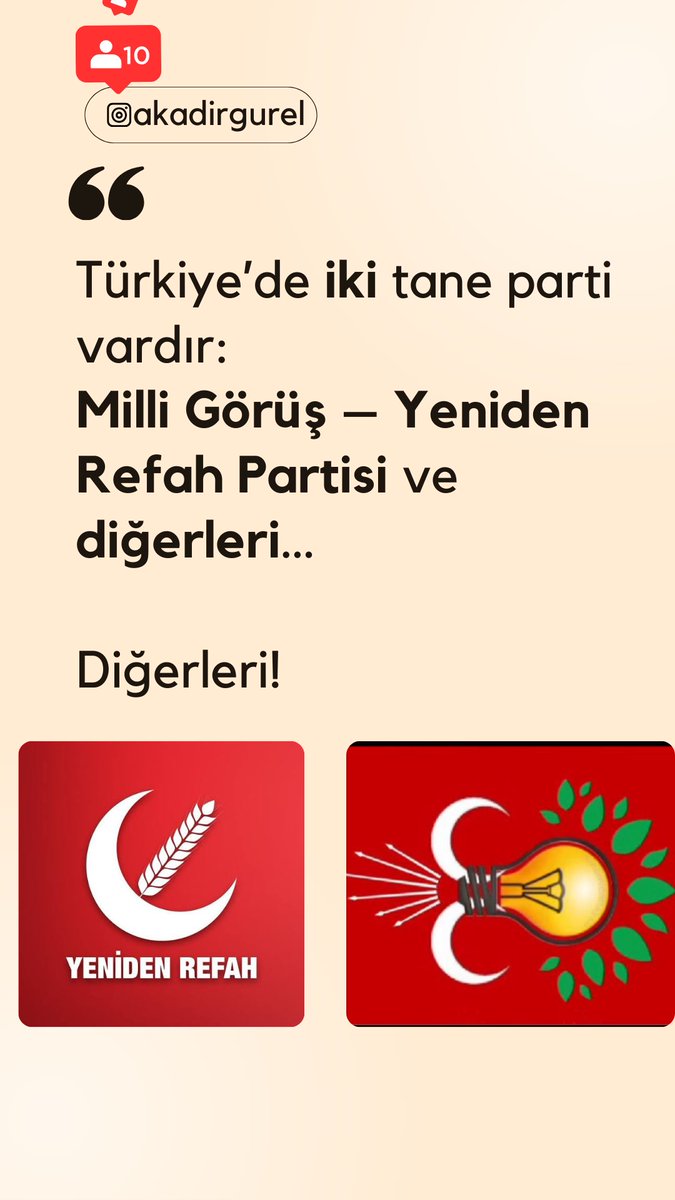 refahbursa's tweet photo. Yeniden Refah Partisi https://t.co/yJWhgm54PR