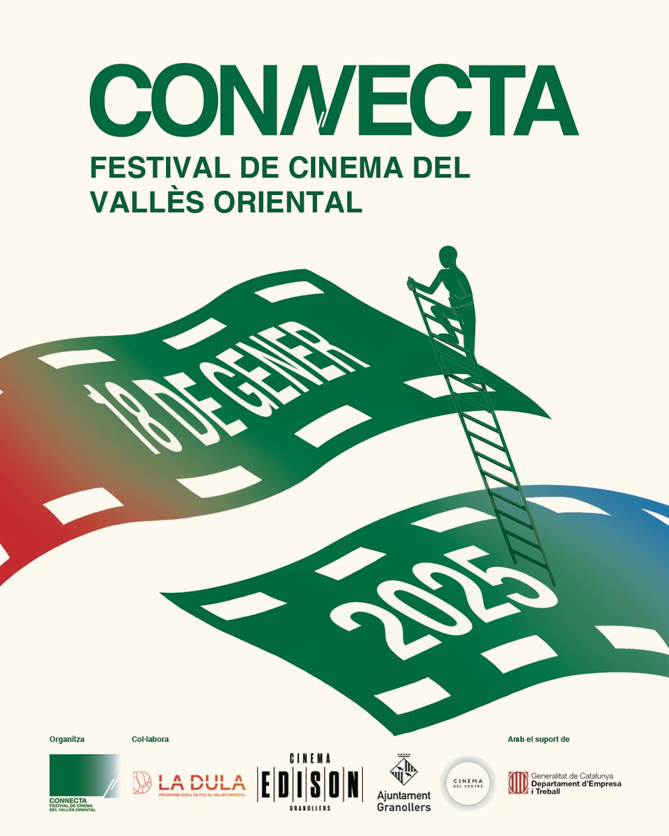 edisoncinema's tweet photo. Neix el Festival Connecta! 🎬 Es tracta del primer Festival de Cinema del #VallesOriental que impulsen membres de la #CridaEdison! 😍
El pròxim dissabte 18 de gener teniu una cita a l'Edison amb projeccions i xerrades amb vinculació del territori!
🔗 https://t.co/v8oMcfgIWA https://t.co/DGBvgmKSof