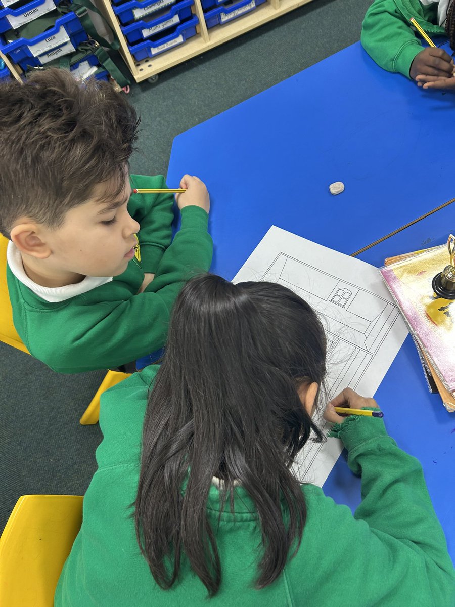 We are working hard this morning with our story of the week. Can you think of your own ideas for the rooms in your house? 🏡 #BeaumontWriting <a href="/BeaumontYear2/">BeaumontYear2</a>