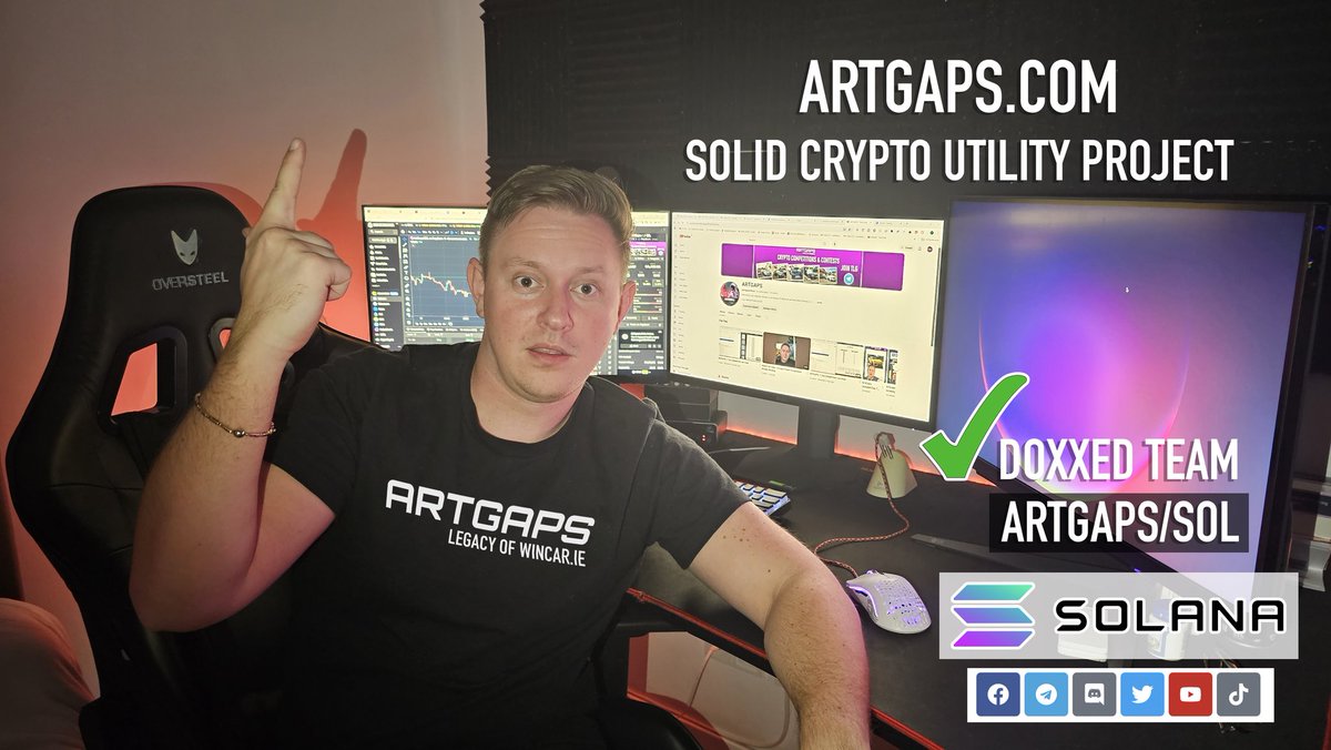 FinanceIQS's tweet photo. @ArtGapsOfficial

🌟 ARTGAPS: A GAME-CHANGING CRYPTO PROJECT 🌟

🚀 Key Highlights:

🔥 LP Burned 
 ✅ Doxxed Team 
 💬 Transparent Community

🎯 Proven Track Record:

From https://t.co/tn7Ct4e07R, a top 3 business in prize competitions with $3.5M+ in prizes awarded, to building a sustainable crypto legacy.

💎 Why Join ArtGaps?

🚀 Early growth = Prime opportunity
🎁 Proven success in contests
🛠 Built for long-term value

Our Telegram: https://t.co/LMEbqKVZ1z

Ca: DPs16bGoo6B9ZxKSFokfyEVRRwXfvU6cwvsJJyLNk43Y

Don’t miss out. Be part of the next big thing in crypto🫵