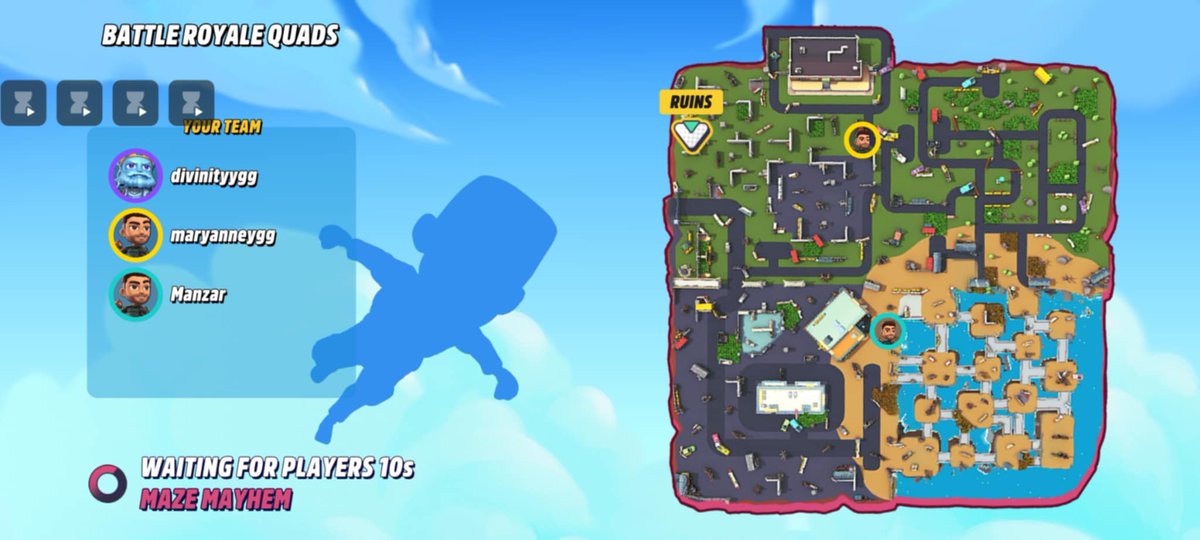CessDivinity's tweet photo. 5/ Once set up, start playing!

Pro-tip: Play in Quad Mode. Even if you're solo, you'll be matched with a team. This mode gives more points/EXP compared to solo play. https://t.co/wNzI7e8Wi1