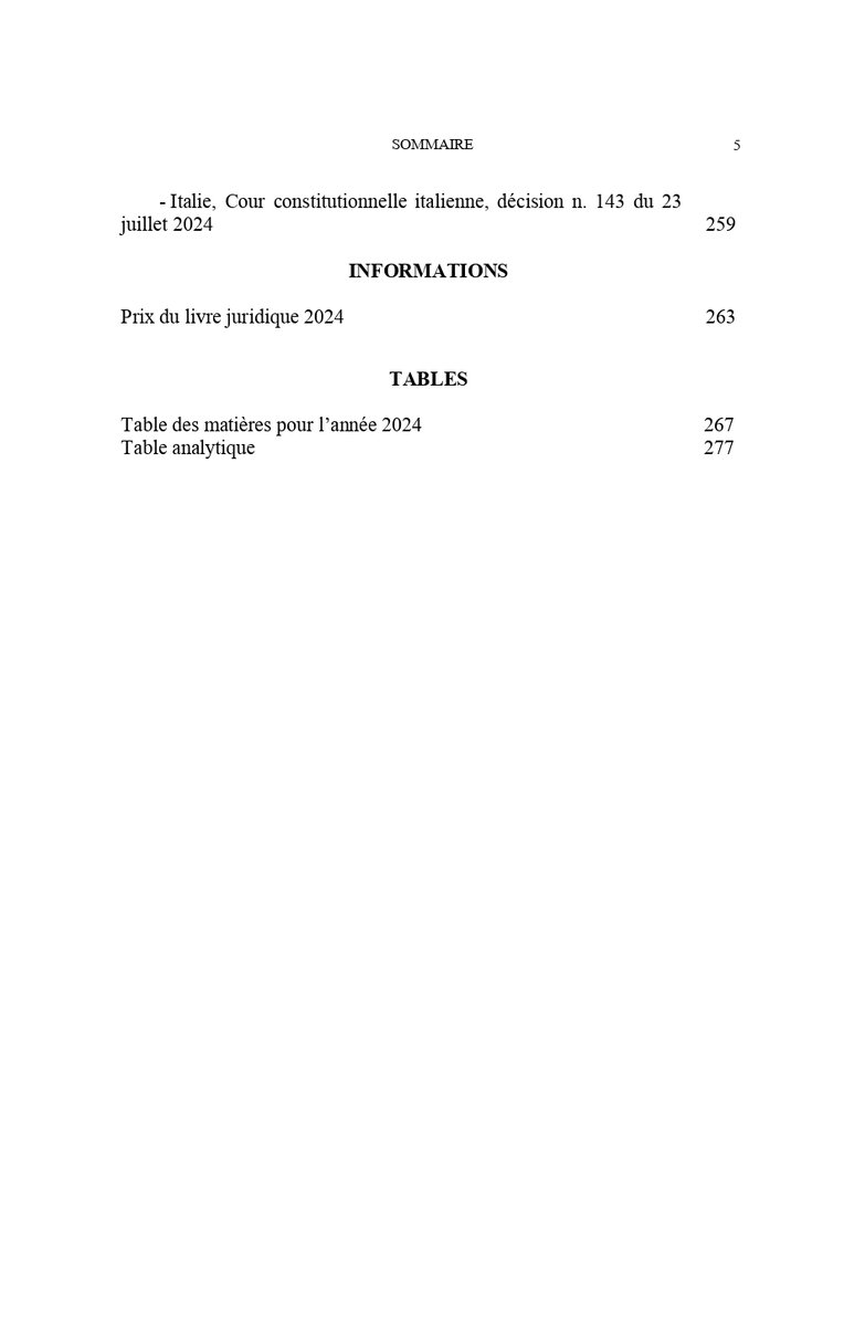 legiscompare's tweet image. Parution du dernier numéro 2024 de la Revue internationale de droit comparé avec un dossier spécial sur Le changement climatique au prisme du droit international et européen sous la direction de Marta Torre-Schaub.

Pour vous abonner 👉 legiscompare.fr/ecommerce/fr/1…

Sommaire 👇
