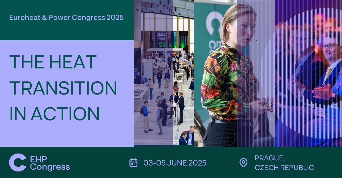 🎇 Our New Year’s resolution ➡️Driving the #heat transition into action at our #EHPCongress!
📍 Join us in #Prague, 3–5 June for:
👥 450+ attendees 
🚀 30+ exhibitors 
🎤 85+ speakers
🚨 Register now! 👉 bit.ly/43k8hEd

Let’s make 2025 the year of the heat transition! 😎