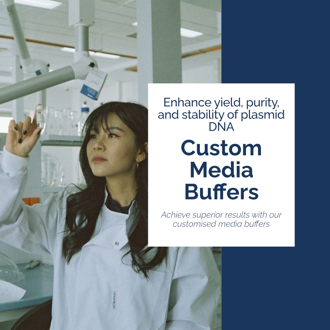 lifesciencegrp's tweet photo. Tired of subpar results? Our custom media buffers are here to change the game. Designed to boost your plasmid DNA and viral vector yields, our solutions are tailored to your specific needs.

#custommediabuffer #plasmidDNA #viralvector #lifescience #biotechnology https://t.co/nTlmObzrNF