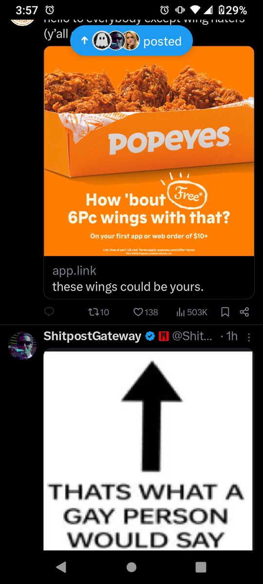 BluCreeperCat's tweet photo. @ShitpostGate Right under Popeyes https://t.co/Ig0eS2231g