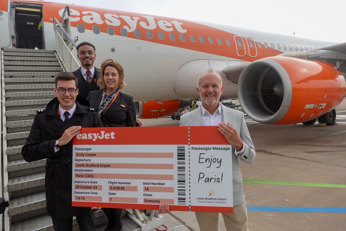 easyJet extends CDG flights! ✈️

Due to popular demand, flights with easyJet from LBA to Paris Charles de Gaulle (CDG) are now on sale until 1st June 2025! 🗼 After a short summer break, flights will resume on 1st September 2025!

Book now ✈️ bit.ly/3DG3xAe