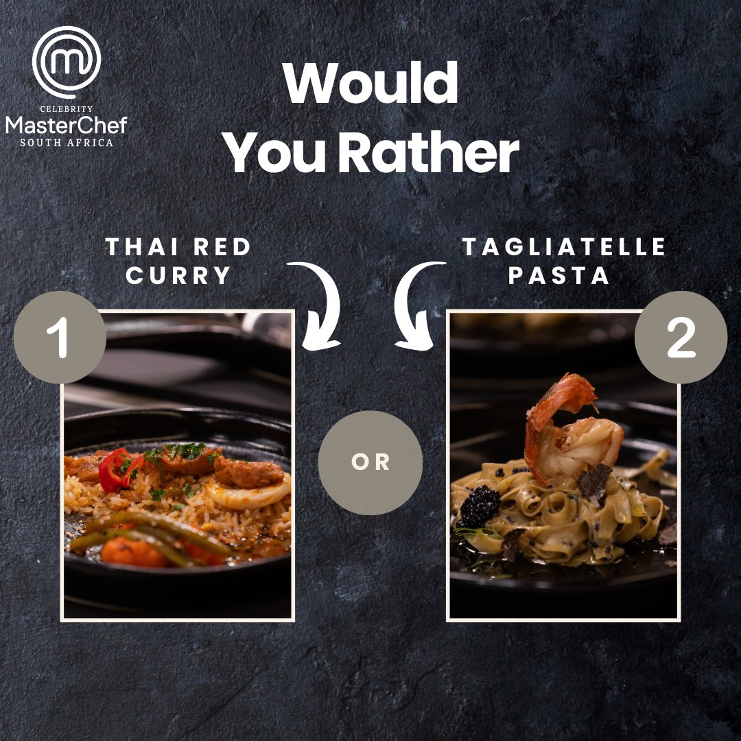 MasterChef SA (@sa_masterchef) on Twitter photo Hats off to <a href="/seth_shezi/">Seth Shezi</a>, our new Celebrity MasterChef champ! ๐ฅณ ๐
Now, real talk: are you team Thai Red Curry ๐ถ๏ธ or Tagliatelle Pasta ๐?
Let the foodie showdown begin in the comments! #CelebrityMasterChefSA Hats off to <a href="/seth_shezi/">Seth Shezi</a>, our new Celebrity MasterChef champ! ๐ฅณ ๐
Now, real talk: are you team Thai Red Curry ๐ถ๏ธ or Tagliatelle Pasta ๐?
Let the foodie showdown begin in the comments! #CelebrityMasterChefSA