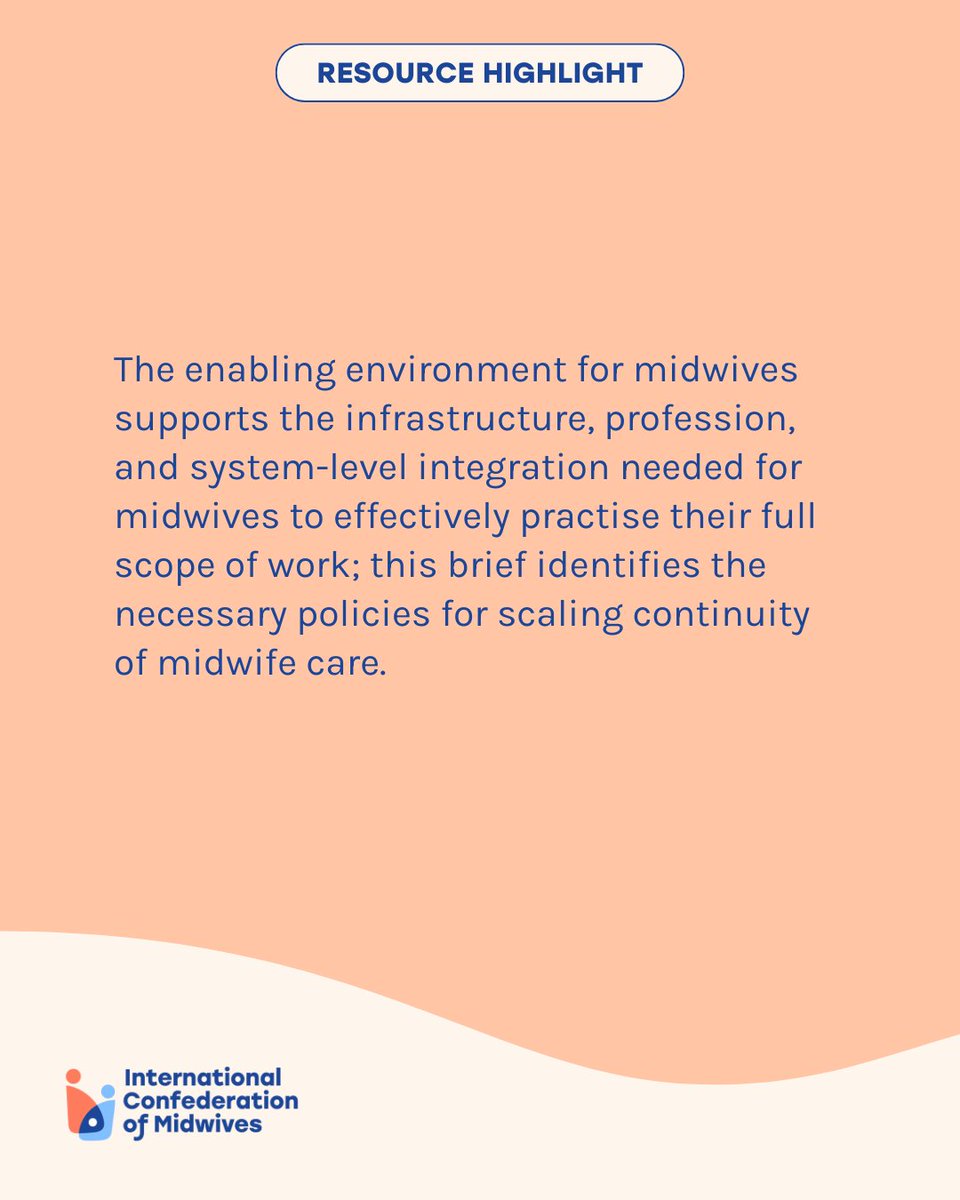 world_midwives's tweet image. Midwives are vital to improving global SRMNAH care, yet barriers limit their full scope of practice. Learn about the policies needed to create an enabling environment in this policy brief. 🌍 

zurl.co/s3aVW 

 #ResourceTuesday