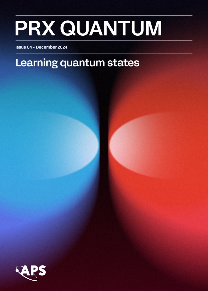 A paper co-authored by Matthias C. Caro has been featured on the cover of PRX Quantum, a premier journal for quantum information science and technology research ⚛️

More info: warwick.ac.uk/fac/sci/dcs/ne…

Image credit: APS/YOHOHO
