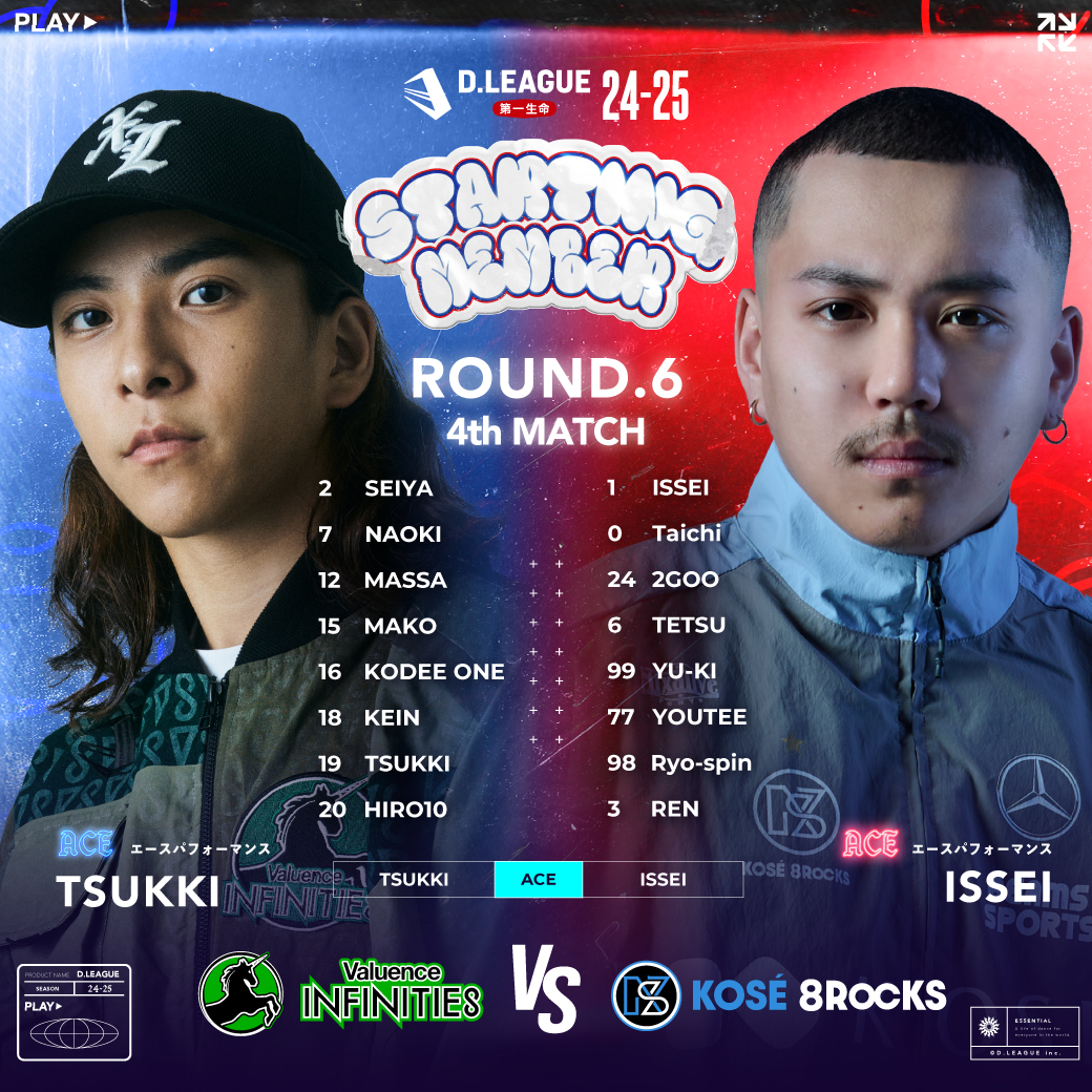 第一生命 D.LEAGUE 24-25 ROUND.6🔥 STARTING MEMBER✨ 4th MATCH