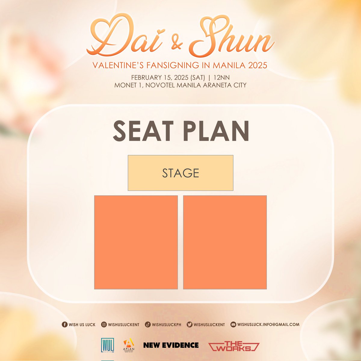 wishusluckent's tweet photo. Take a sip of the sweet taste of love on Valentine's Day with one of the most loved couples from Japan, DAI and SHUN! ☕👨🏻‍❤️‍👨🏻

DAI & SHUN VALENTINES FANSIGNING IN MANILA 2025 
☕ : February 15, 2025
📍: Monet 1, Novotel Manila Araneta Center, Quezon City
🕰️ : 12NN 
🎫 : January 8, 2025 10AM via Jotforms

See you there!

#DaiShunFansigninMNL
#Dai_Shun