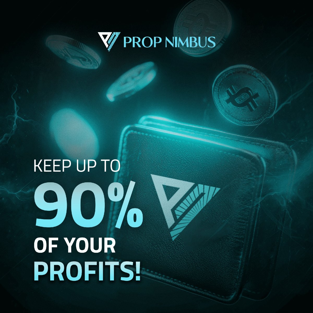 PropNimbus's tweet photo. Earn more with every trade. Keep up to 90% of your profits! 💰

#PropNimbus #ProfitSplits #TraderSuccess https://t.co/QetUJ8Ntox