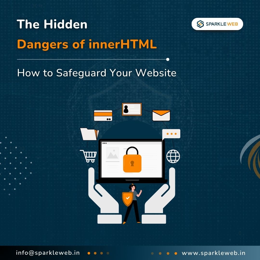 sparklewebdevs's tweet image. Beware of innerHTML Risks! 🛡️
Using innerHTML in your web projects?
Beware of XSS attacks! 🚨
Explore how to secure your applications with best practices.
We are here to help.
Read our latest Blog: sparkleweb.in/blog/understan…
#websecurity #innerhtml #xssprevention #sparkleweb