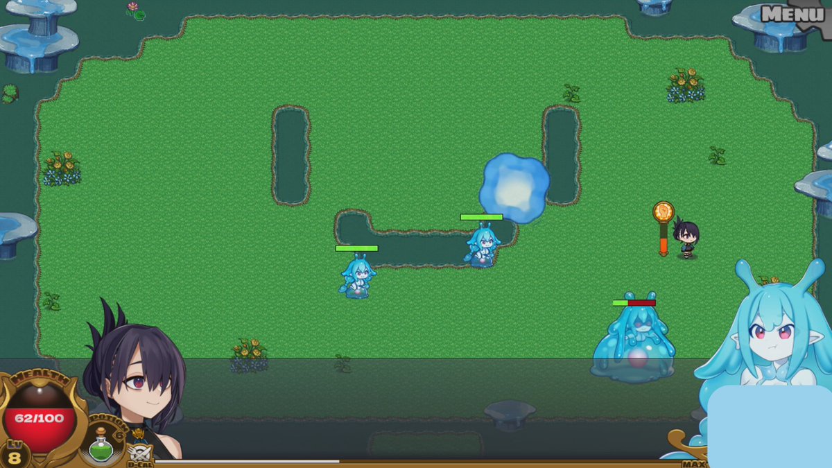 DebaucheryLeo's tweet photo. Dragon Princess is Hungry
Hungry Dragon and Sweet Butler
A good game with cute CGs😁
━Gameplay
https://t.co/yA4AH3D2Gp
━
#HentaiGame #PixelHentaiGame #WolfRPG #MonsterGirls #Steam #SteamHentaiGame https://t.co/B8XeJKJGEH