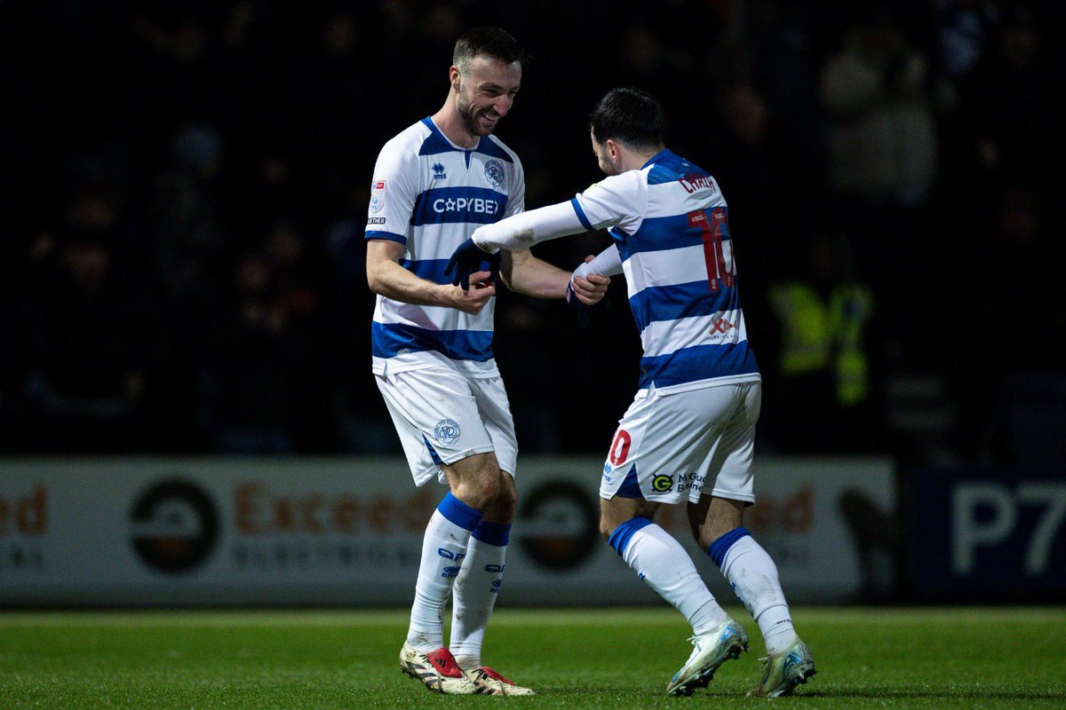 MA_Fox's tweet image. Another back-heel goal to add to my collection!! 🤷🏻♂️😂 3pts and brilliant atmosphere to play in!! Five in a row at home 🤚🏻 @QPR 🔵⚪️